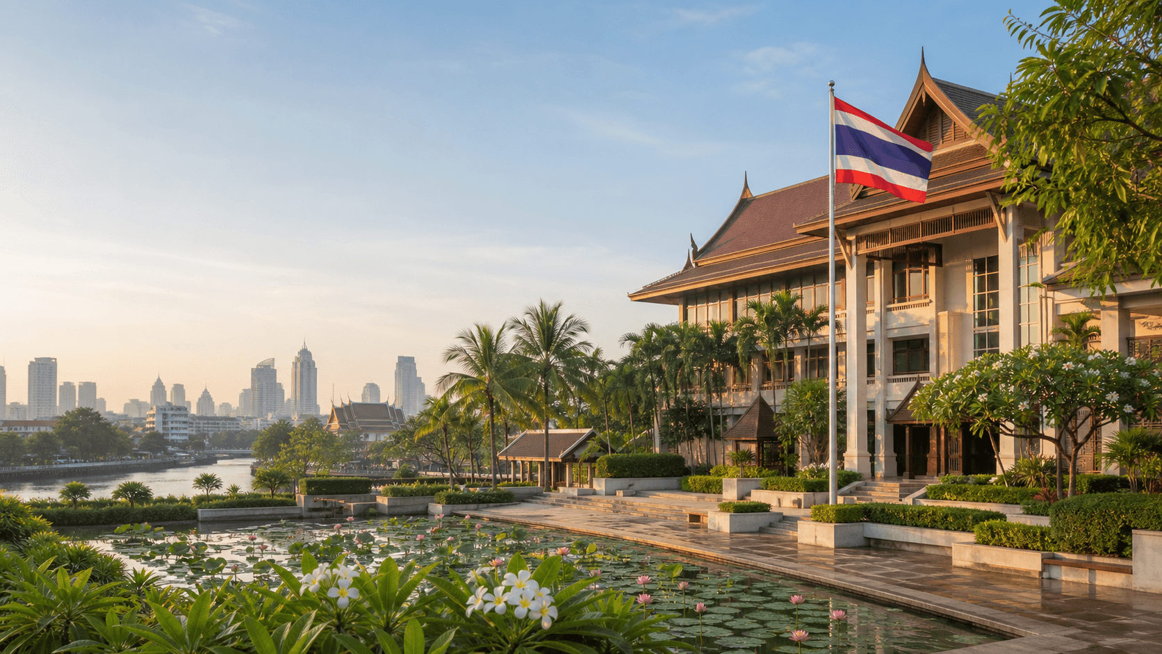 City view representing Thailand as a study destination