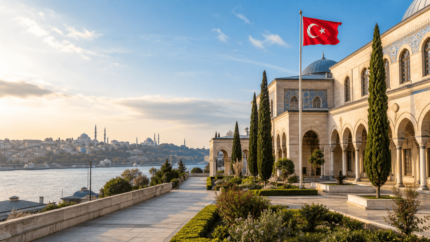 City view representing Türkiye as a study destination